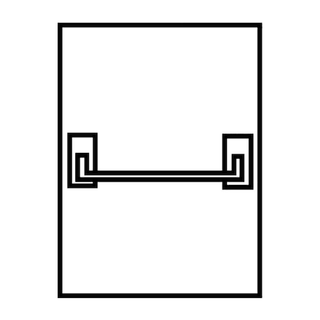 Corbin Russwin Narrow Stile Crossbar Rim Exit Device, Left Hand Reverse, 36-in, Satin Stainless Steel ED7200 630 LHR